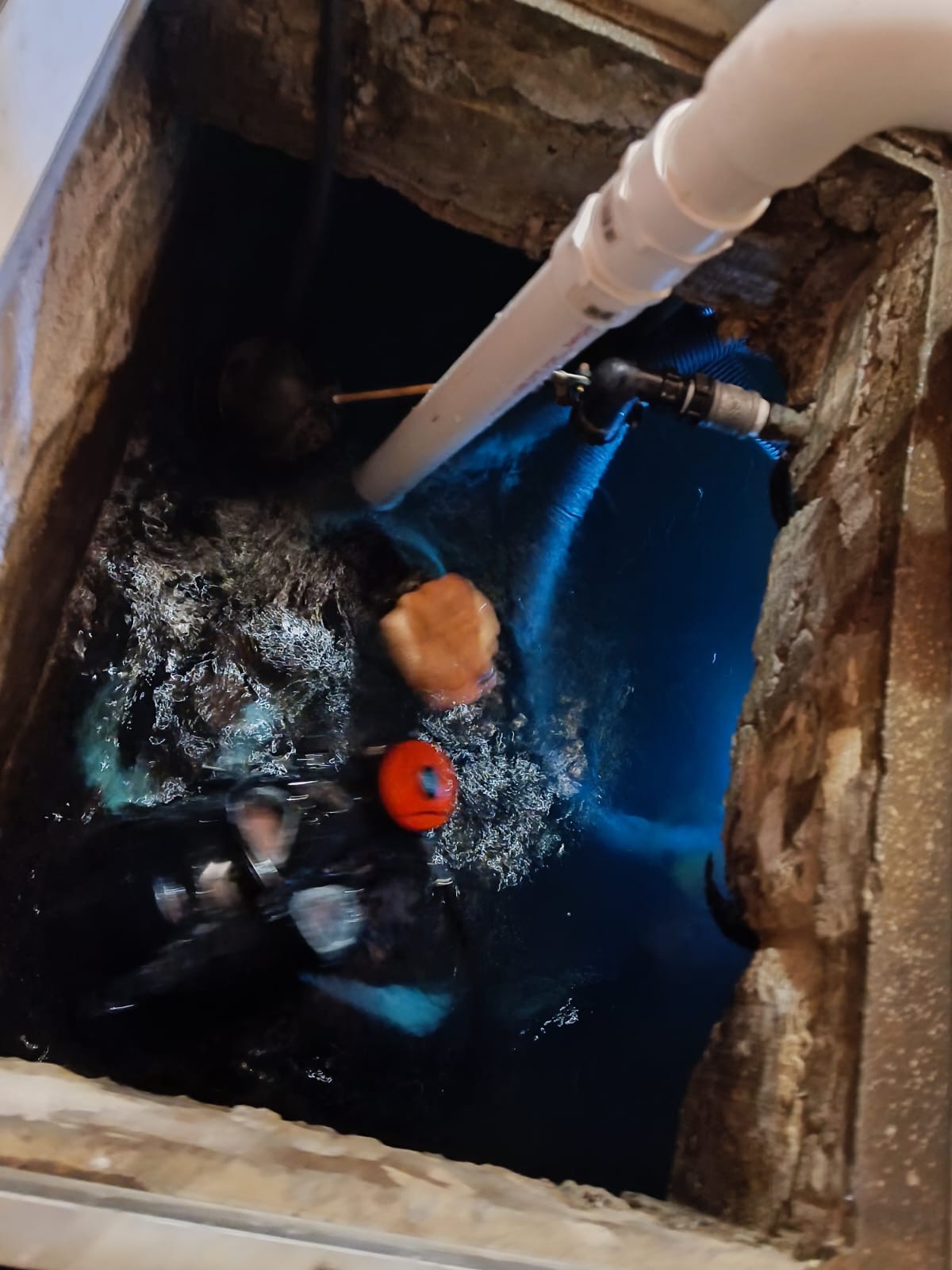 Trabajo con método de buceo