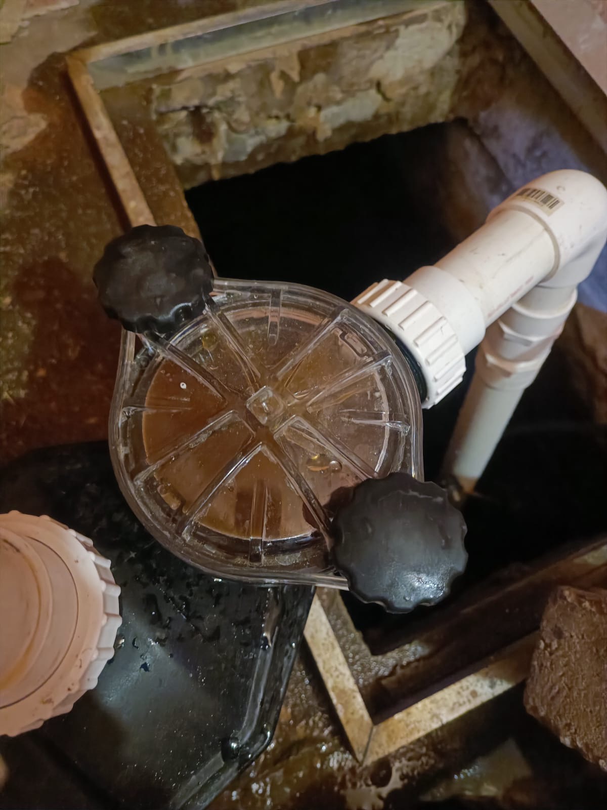 Sistema de filtrado en depósito